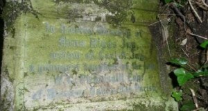 Gravestone of Anna Riggs Jay at St Mary's Church, Bexley