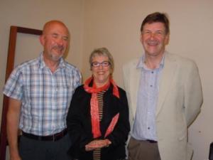 Geoff Holland, Margi Carlson and Roger Mayo