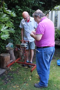 Geophysical survey by Geoff and Jim